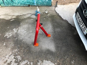 Складной блокиратор для парковки