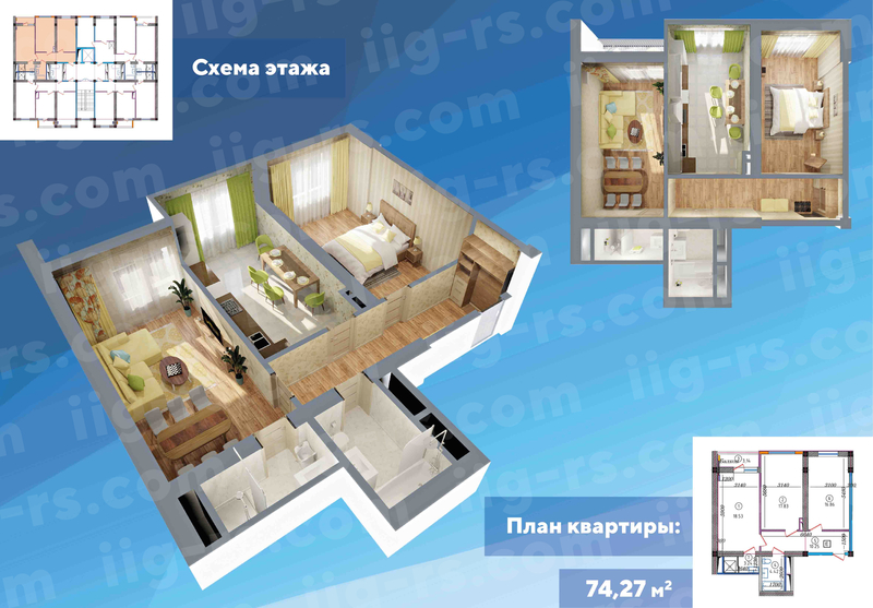 Внимание АКЦИЯ !!! - от застройщика "MONERON" - Изображение #1, Объявление #1740022